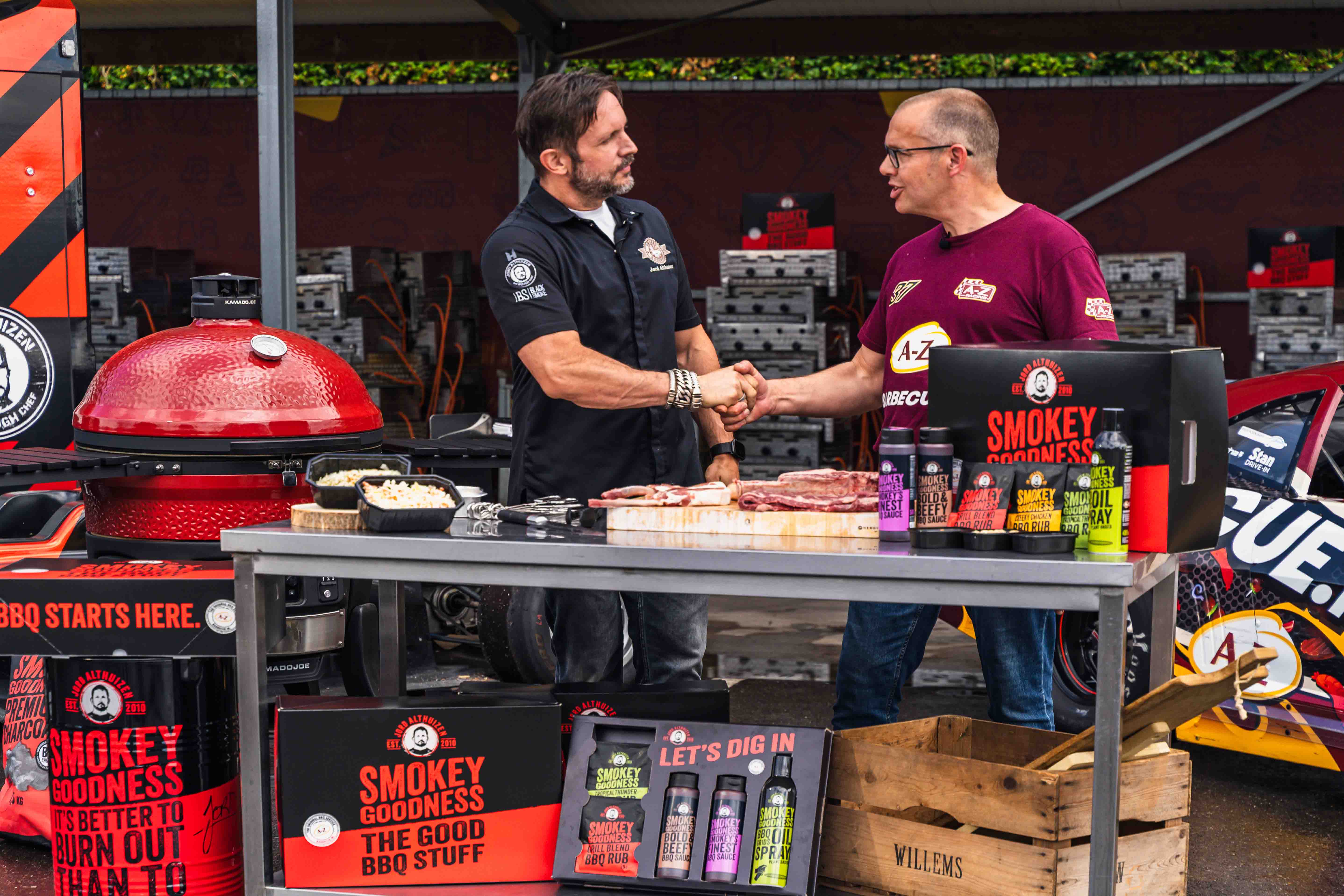 Samenwerking  met barbecue-chef Jord Althuizen
